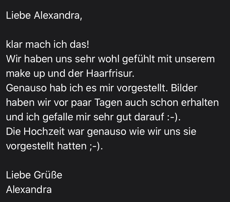 Alexandra Lederer Brautstylist München